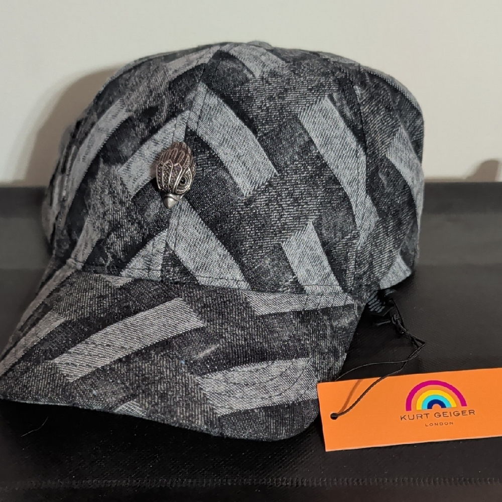 Kurt Geiger Grey Denim Hat
